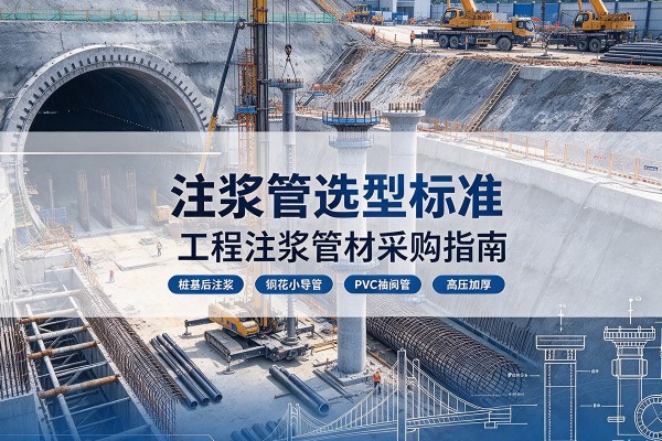 东莞注浆管选型标准