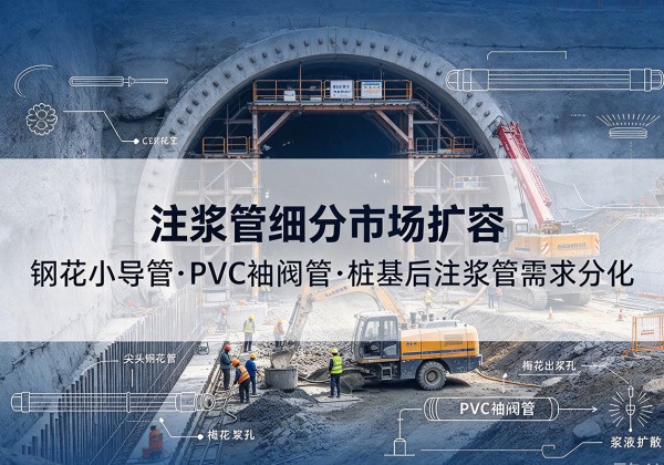 东莞注浆管细分市场扩容，隧道钢花小导管、PVC 袖阀管、桩基后注浆管需求分化